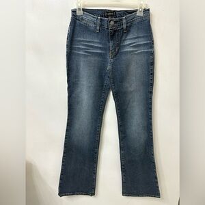 Bebe Jeans Women’s Size 28 Boot Cut Denim Low Rise Blue Length 40”